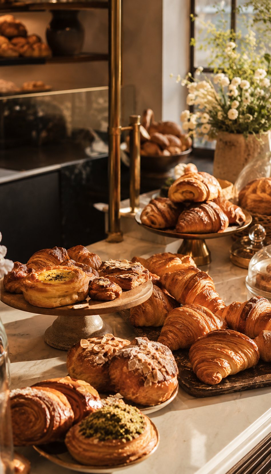 Brand still of an artisan bakery counter and pastries
